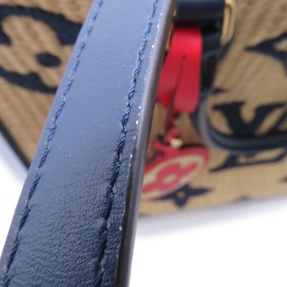 LOUIS VUITTON Onthego Size MM Monogram・Raffia Blue M57723 - Picture 8 of 16